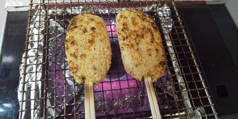 焼きあがった五平餅。